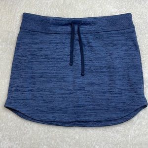 Athleta Downplay Heather Blue Skirt Size Small